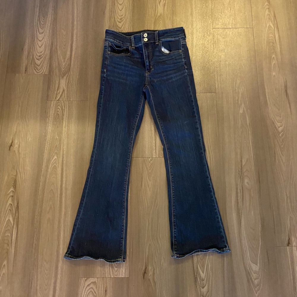 American Eagle hi Rise Artist Flare jeans sz 8